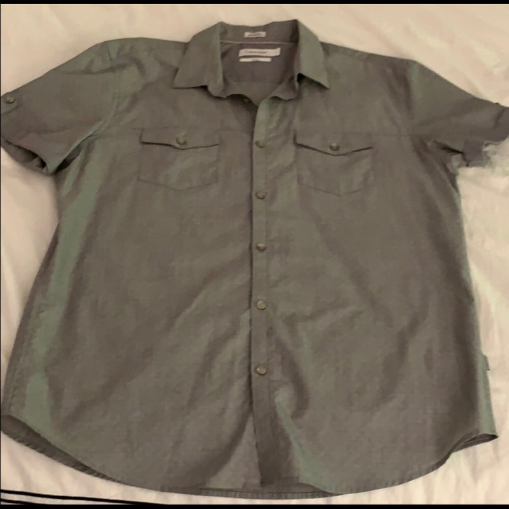 Calvin Klein slim fit shirt sleeve shirt